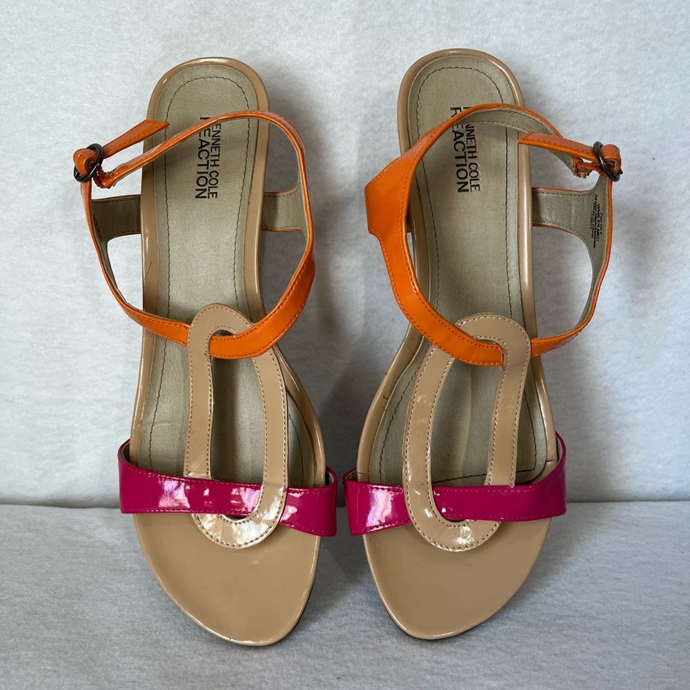 💸 Kenneth Cole Reaction Geometric Wedge Sandals